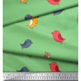thumbnail image 3 of Soimoi Poly Georgette Fabric Bird Clip Art Printed Fabric 1 Yard 52 Inch Wide, 3 of 3