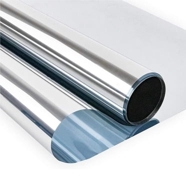 Smilepp Glass Insulation Film Reflective Privacy Window Film One-Way Mirror Film for Block