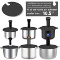 thumbnail image 3 of Couvercle sous Vide pour Cuisson Couvercle en Silicone pour Marmites, 3 of 8