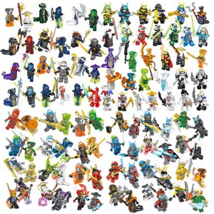 Phantom Ninja Skeleton Monster Tribe Puzzle Building Block Toys 104pcs-SHUNJING
