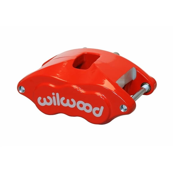 Wilwood Brakes Brake Caliper 120-10938-RD D52; Floating Mount; Two 1.25 Inch Piston Caliper; Use With Wilwood D52 Brake Pads; Use With 12.19 Inch X 1.28 Inch Rotor; Powder Coated; Red; Aluminum