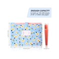 thumbnail image 5 of 6-pocket Expanding File Folder With Floral Print Accordion Document Organizer For A4 Size, 5 of 5