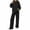 Black, variant on Lounge Sets for Women, Women Fall Fashion 2025 2 Piece Outfits Sweatsuit Set Jogger Sweatpants Matching Sets Airport Tracksuit(Brown,S)