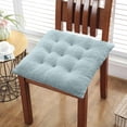 thumbnail image 4 of fheaev Solid Color Frosted Chair Cushion Dining Chair Cushion Office Student And Winter Seat Cushion Non Fading, 4 of 4