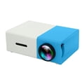 thumbnail image 1 of yeacher YG300 Portable Mini Projector for Home & Outdoor, HD Wall Projection, Blue-White, 400-600 Lumens, 1920x1080 Resolution, LED Light Source, 24-60 Inch Screen, 2W Speaker, 12V/5V Power Supply, 1 of 7
