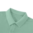 thumbnail image 3 of Sunnyoo Big Boys Polo Shirts Long Sleeved Solid Color Basic Polos Breathable Basic Undershirt, 3 of 4