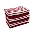 thumbnail image 2 of Hometrends Bar Mop Dish Cloth 6 pack, 100% Cotton, Red, 2 of 5