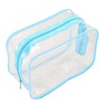 thumbnail image 1 of Clear Toiletry Bag Waterproof Portable Makeup Pouch Cosmetic Bag for Women, 1 of 10