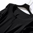 thumbnail image 4 of Yuyuzo T-Shirts pour Femmes à Manches Courtes, Col Rond, Basiques, Hauts de Sortie, T-Shirts de Couleur Unie, T-Shirts Décontractés Amples, 4 of 7