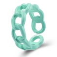 thumbnail image 1 of HOARBOEG Ring for Women Gifts on Valentine's Day Resin Rings Acrylic Cute Trendy Rings Colorful Rhinestone Rings Jewelry Plastic, 1 of 1
