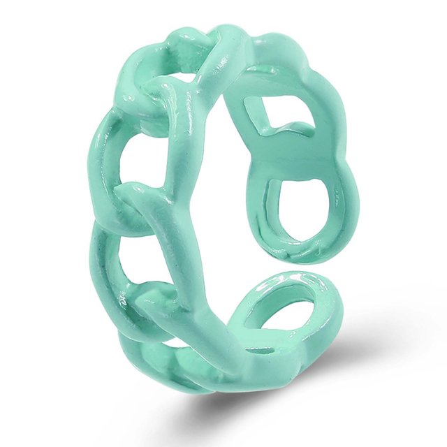 HOARBOEG Ring for Women Gifts on Valentine's Day Resin Rings Acrylic Cute Trendy Rings Colorful Rhinestone Rings Jewelry Plastic