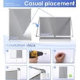 thumbnail image 4 of Fabric Bulletin Board Enclosed Wall-Mounted Display Case for Office Classroom Home x(xA), 4 of 9