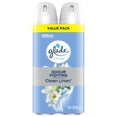 thumbnail image 1 of Glade® Air Freshener Odor Fighting Room Spray, Clean Linen, 226g, 2pk, 1 of 9