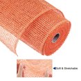 thumbnail image 3 of Unique Bargains PP Burlap Mesh 10' x 10 Yards Decorative Wrapping Ribbon, Orange 1 Roll, 3 of 5