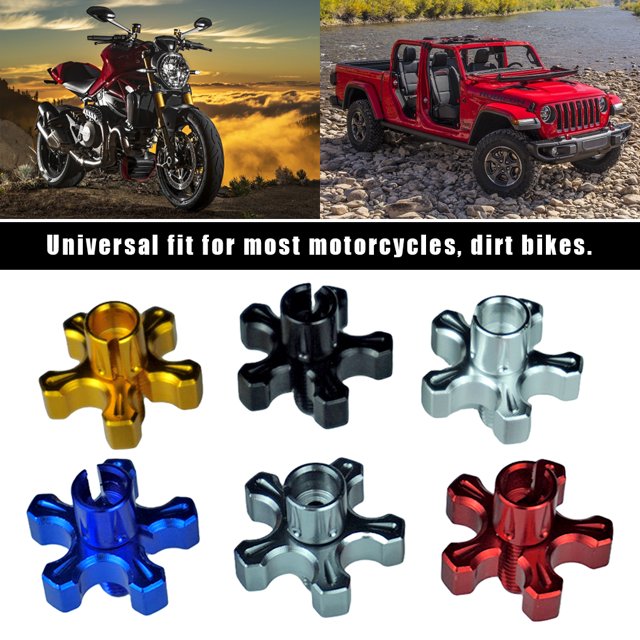mmirethe 4pcs/set Efficient Performance Motorcycle Fixed Screws For High Torsion And Stress Resistance Titanium color 5Set