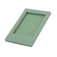 thumbnail image 4 of Cadre Photo, Support Rectangulaire Réutilisable en ABS PP Cadre Photo Décoratif Classique pour Photos 3 Pouces Vert Avocat, 4 of 8