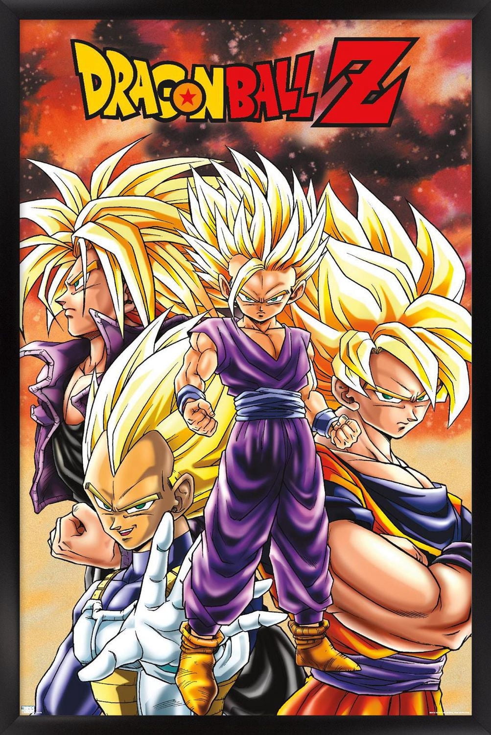 Dragon Ball Z - Saiyans Wall Poster, 22.375" x 34"