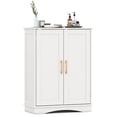 thumbnail image 1 of Costway Armoire de Rangement au Sol Organisateur de Rangement Moderne avec Tablettes Ajustables et 2 Portes, 1 of 10