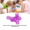 thumbnail image 3 of Dices, 30PCS  Cubes Right Angle Transparent Colored Plastic 6 Sided Dices for Games, 3 of 8