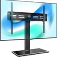 thumbnail image 1 of Support Télé Universel avec Support Pivotant, Hauteur Ajustable pour Télé de 50 Pouces à 85 Pouces, Grand Support de Table pour Télé Supporte jusqu'à 143 Lb, VESA jusqu'à 800x600 mm, 1 of 7