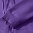 thumbnail image 4 of Zip Up Hoodies for Men Long Sleeve Sweatshirt Loose Fit Solid Color Fall Sweatshirts, 4 of 6