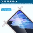 thumbnail image 3 of Vultic [3 Pack] Screen Protector for Samsung Galaxy S21 Plus 5G [Case Friendly], Tempered Glass Film Cover, 3 of 5