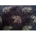 thumbnail image 4 of oneOone Cotton Silk Fabric Elephant Block Print Fabric By The Yard 42 Inch Wide, 4 of 4