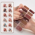 thumbnail image 2 of Semi Gel Nail Strips Patch Sliders Waterproof Gradient Color Full Cover X6C9, 2 of 9