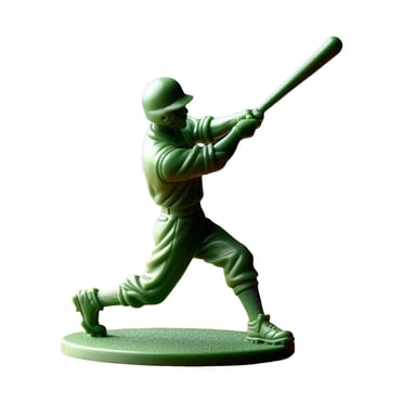 Binwennn Interesting Green Baseball Soldier Character Classic Toy Set Baseball Player Statue Novel Mini Soldier Statue Suitable For Home Desktop Decoration Oil Burner Ignition Transformer 2b Action