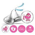 thumbnail image 1 of Darling Souvenir 190 Pcs DIY Candy&nbsp;Chocolate Labels Its A Girl Theme Stickers-Light Pink, 1 of 2