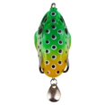 thumbnail image 1 of Fish Lure Artificial Bait 8cm Fine Workmanship Compact Size Smooth No Burrs Exquisite Sweet Gift Rotating Wobbler Lures Green-yellow, 1 of 7