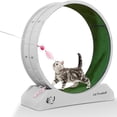 thumbnail image 1 of axGear Cat Treadmill Runner Training Wheel Pet Exercise Toy Indoor Teaser, 1 of 8