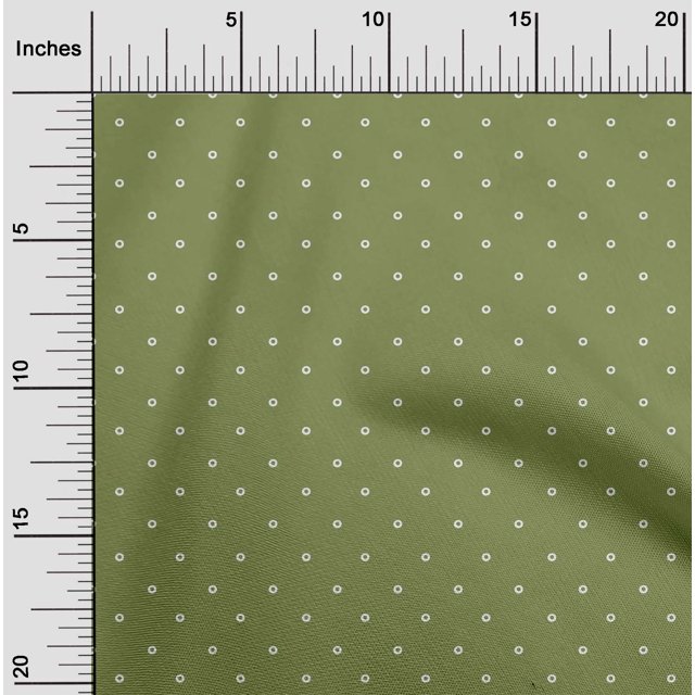 oneOone Cotton Flex Fabric Circle Block Print Sewing Fabric BTY 40 Inch Wide