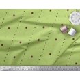 thumbnail image 2 of Soimoi Green polyester Crepe Fabric Butidar Jamdani Print Fabric by Yard 42 Inch Wide, 2 of 2