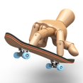 thumbnail image 3 of Milaget Finger Skateboard -Slip Pad Fingerboard for Kids Children Light Blue, 3 of 9