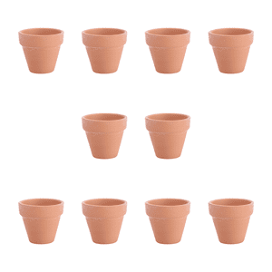 10Pcs 5.5x5cm Small Mini Terracotta Pot Clay Ceramic Pottery Planter Cactus Flower Pots Succulent Nursery Pots Great for Plants Crafts Wedding Favor