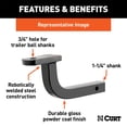 thumbnail image 2 of Curt Hitch 45014 Trailer Hitch Ball Mount, 2 of 2