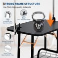 thumbnail image 3 of 36" Dog Grooming Table, Foldable Pet Grooming Table for Dogs at Home with Height Adjustable Arms, Noose, Mesh Tray, 330LBS Static Weight Capacity, Trimming Drying Table for Small/Large Dogs, 3 of 9