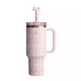 thumbnail image 3 of Stanley 40 oz Stainless Steel Cup With Handle Tumbler - Flowstate - Vintage Pink, 3 of 4