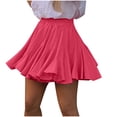 thumbnail image 2 of FcBaudy Jupes pour Femmes, Robes Midi pour Femmes, Robes d'Été pour Femmes Robe d'Été Décontractée pour Femmes à Empiècements Mini Plissée Robe Femme, 2 of 7