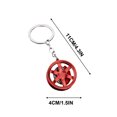 thumbnail image 3 of Meitianfacai Male And Female Small Gift Pendants Car Keychain Alloy Car Wheel Keychain Tire Rim Keychain Car Parts Model Key Chains Car Keyring Pendant, 3 of 4