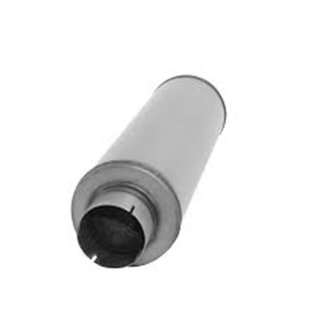 AP Exhaust Produits APESA2772 30 Po. OAL 4 Po. Salut de Bombe Cerise Silencieux Rond en Acier Inoxydable