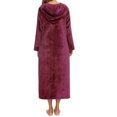 thumbnail image 4 of LSLJS Women's Fashion Fall and Winter New Long Sleeve Zipper Pajamas Home Wear, 4 of 4