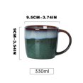 thumbnail image 1 of Coffee Cups Ceramic, Ceramic Gradient Coffee Mug for Home Use, 9x9.5cm, Insulating Wide Mouth Tea Cup, Ceramic Coffee Mug, 1 of 5