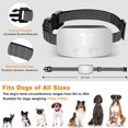 thumbnail image 2 of Collier d'Aboiement pour Chiens, Collier d'Entraînement Rechargeable Anti-Aboiements, Sensibilité Réglable - Blanc, 2 of 6