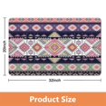 thumbnail image 2 of Experience Supreme Comfort with our 20x32in Tribal Style Bath Rug Runner - Non-Slip, Luxury Microfiber, Machine Washable Bathroom Rugs for Tub and Shower. Upgrade Your Bathroom Today!, 2 of 5