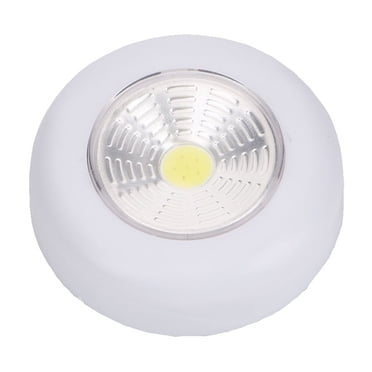Infidev Lumière Disque Sans Fil à DEL sous Armoire, 60 Niveaux de Luminosité Lumière Tactile Portable, Ronde à Coller pour Cuisine et Garde-Robe Be