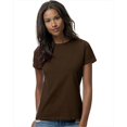 thumbnail image 1 of Hanes SL04 T-Shirt Nano-T pour Femmes Taille Small, Brun Chocolat Foncé, 1 of 1