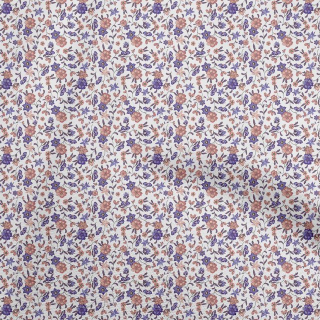 oneOone Rayon White Fabric Asian Suzani Sewing Craft Projects Fabric Prints By Yard 56 Inch Wide
