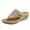 Grey, variant on Women's Orthopedic Wedge Sandals Casual Platform Slip On Open Toe Sandals Arch Support Flip Flops Dress Shoes Brown Size 8